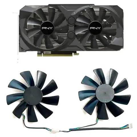 For Pny Geforce Rtx 3070 8Gb Uprising Dual Fan Lhr Voor 51Risc Rtx 3070 8GB Gaming Graphics Card 100MM 4PIN RTX 3070 GPU Fan