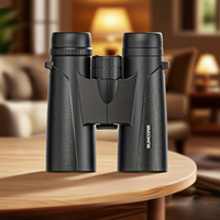 SUNCORE 10x42 Binoculars Black Portable Large Eyepiece Comfort for Fast Action Hunting Travel Emergency