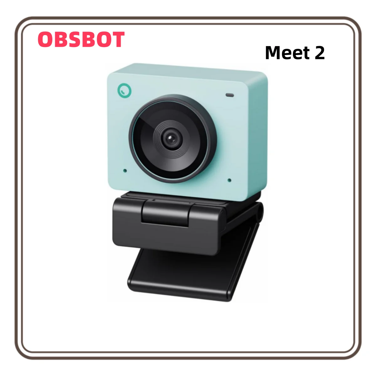 OBSBOT Meet 2-4K Webcam for PC with 1/2 Sensor AI Framing Autofocus Gesture Control HDR Dual Microphone 60 FPS Web Cam