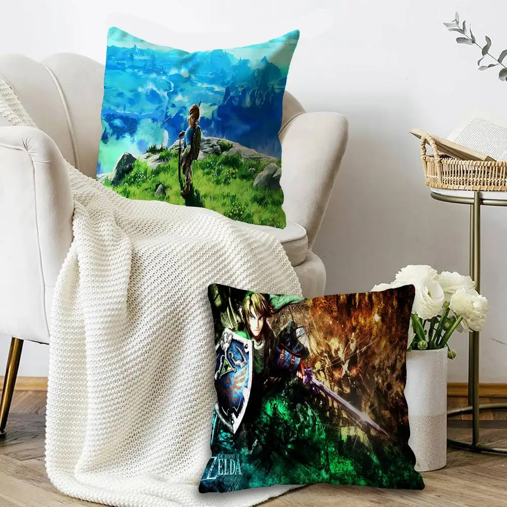 Video Game Legend Zeldas Cushion Cover Pillow Cover Decor Pillowcase Printed Cushion Case for Couch view 2