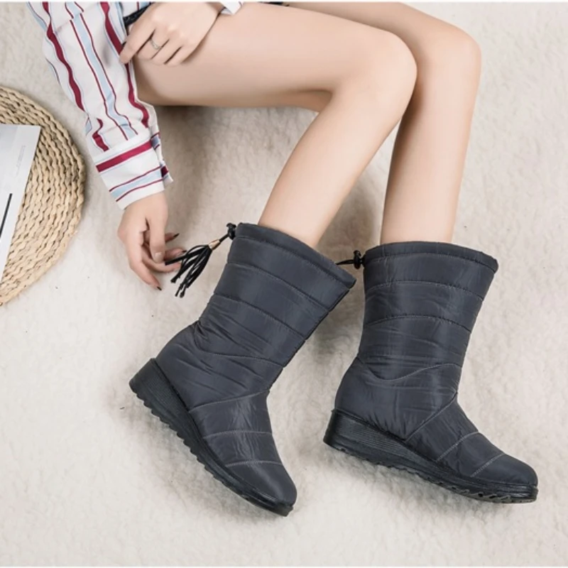 High Jane Tube Schneeschuhe wasserdicht wind dicht warme Stiefel Plüsch bequeme mehrfarbige Paare Herren stiefel Damen stiefel plus Größe 43 44