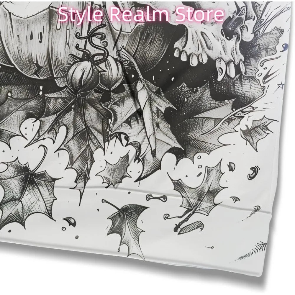 الجمجمة هوديي للرجال هالوين تريبي الهيكل العظمي الأزهار الرسم مقنعين بلوزات السترة