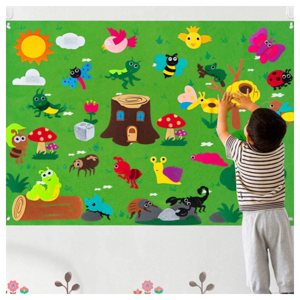 Flannel Graphs Storyboard For Children Flannel Graphs For Children Preschool Large Multi Themed Felt Storyboard