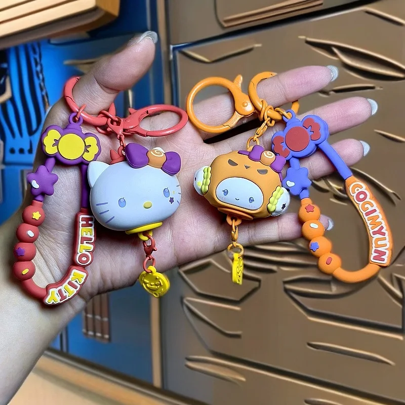 

Sanrio Kawaii озорная серия брелок My Melody Hello Kitty Хэллоуин мультфильм рюкзак автомобильный кулон праздничный подарок для мальчика и девочки
