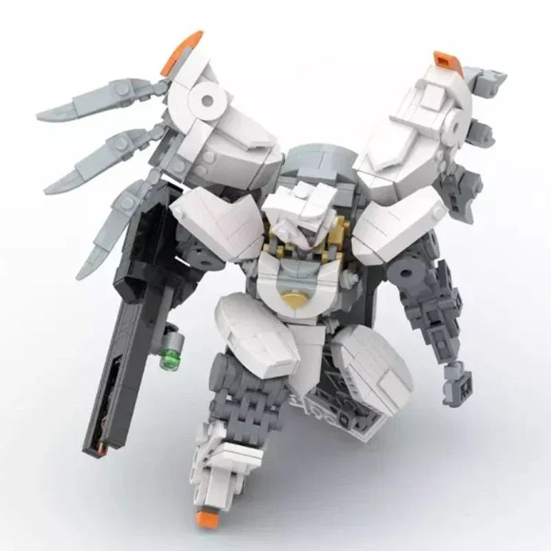 Moc Bouwstenen Militaire Wapens Model Winged Battle Mech Technologie Modulaire Blokken Geschenken Kerst Speelgoed DIY Sets Montage