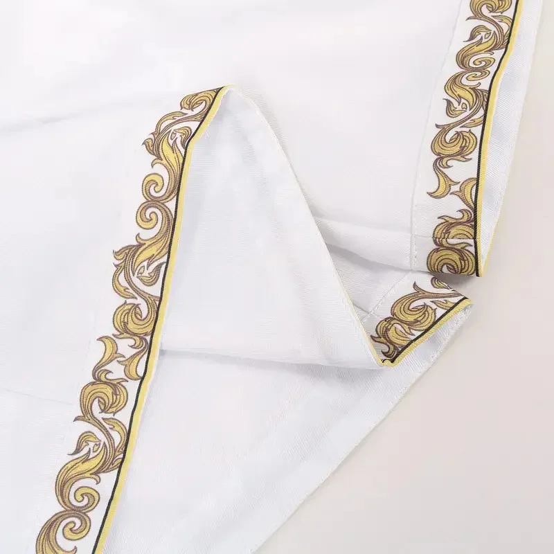 Sky02 هاواي قمصان حريرية فاخرة للرجال الصلبة سليم صالح الذكور البلوزات قمم قصيرة الأكمام الصيف عارضة الأزهار قميص الشاطئ two88Li