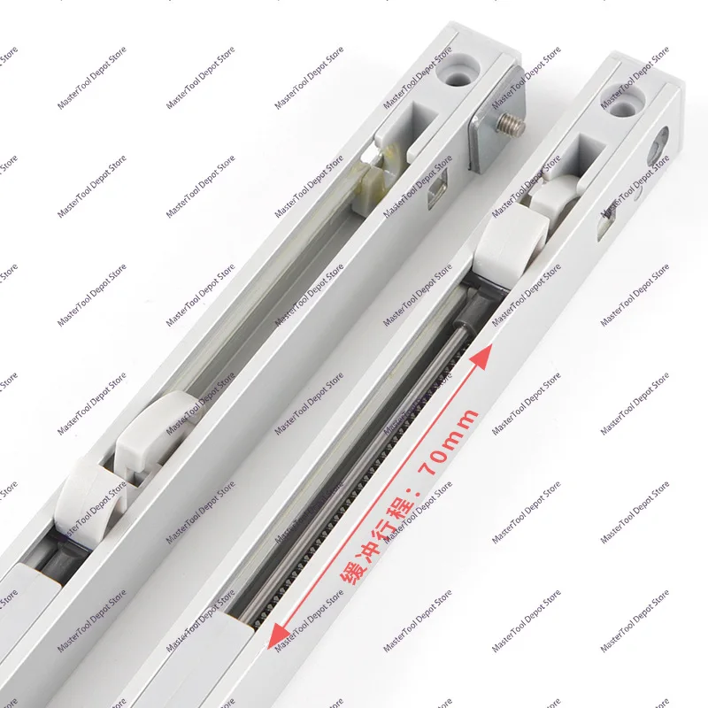 Sliding Door Track Accessories Wardrobe Bookcase Smooth Sliding Door Aluminum Alloy Slide Rail