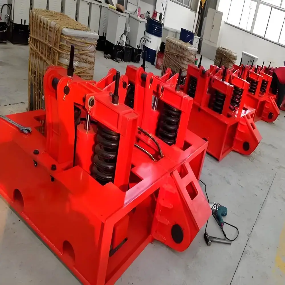 Electric Hydraulic Rail Clamp Windproof And Anti Climbing Device Gantry Crane Spring Rail Clamp
