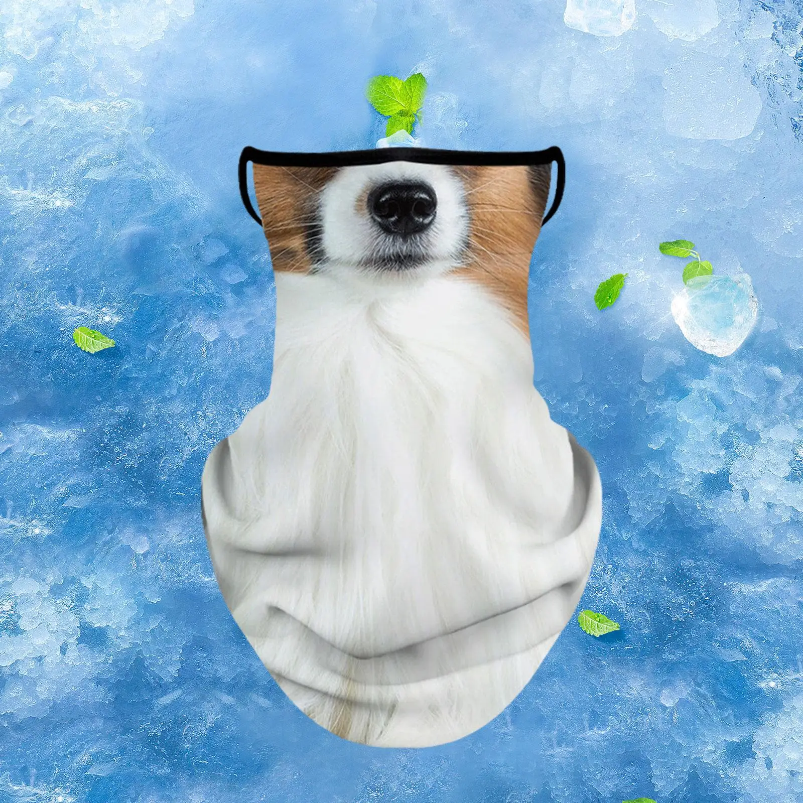 Penutup Wajah Pelindung Matahari yang Bernapas, Ringan, dan Menyejukkan, Syal Leher untuk Olahraga Luar Ruangan dan Berkendara di Musim Panas