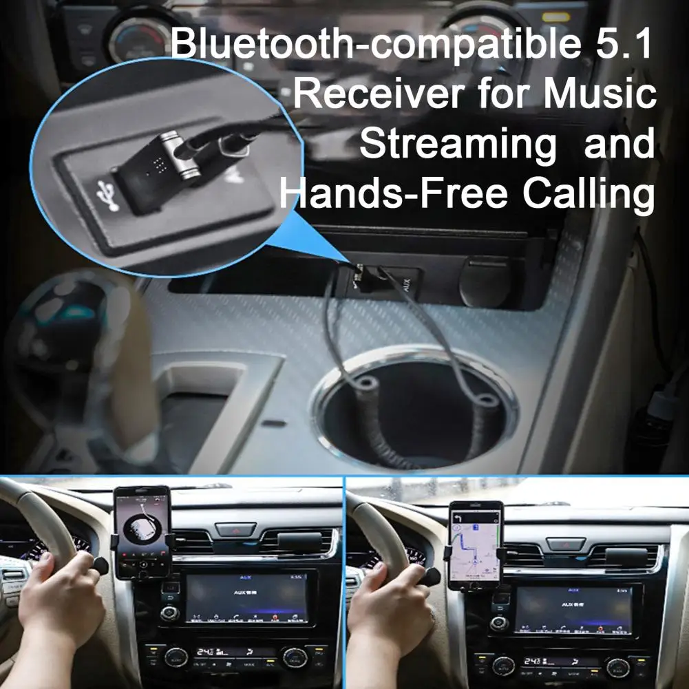 Audio Adapter  Convenient High Speed 20 MHz  3.5mm Interface Stereo Sound Audio Wireless Adapter Car Supply