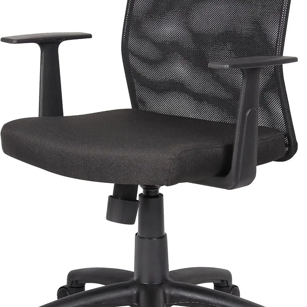 Office Products B6106 Budget Mesh Task Chair with Arms in Black