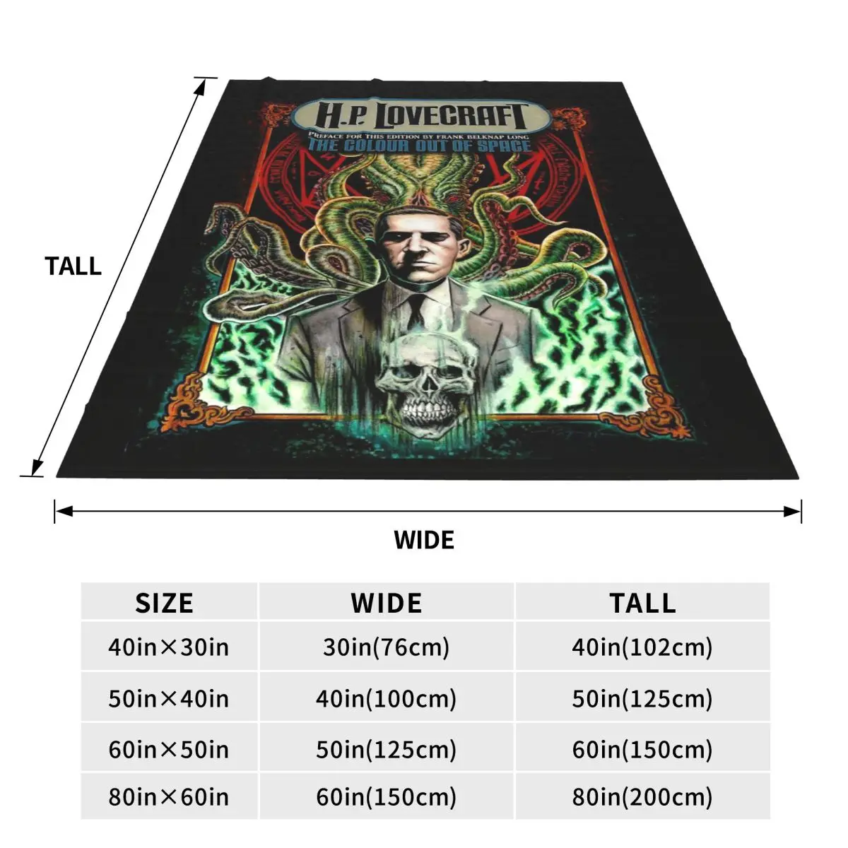 The Call Of Cthulhu Lovecraft Mythos Monster Blankets Soft Warm Flannel Throw Blanket Cover for Bed Travel Home Sofa