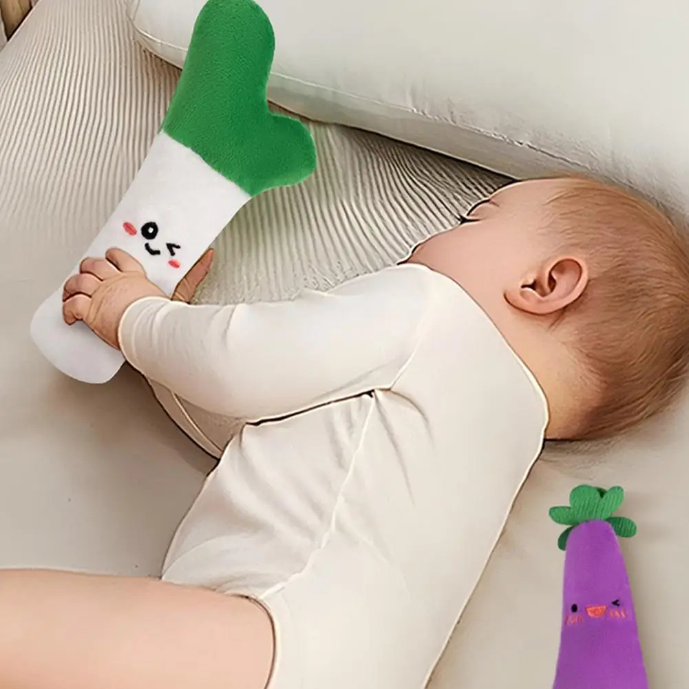 Pluszowe zabawki w kształcie owoców imitujące banan i marchewkę, antystresowe, skaczące, do trzymania w ręce, kreskówkowe pluszaki, zabawki edukacyjne dla najmłodszych.