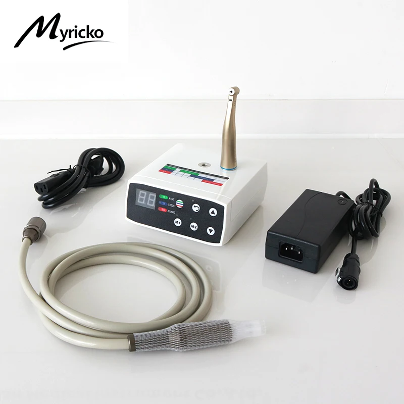 Dental Brushless LED Micromotor  Electric Motor Constant Speed 1:1/1:5 Contra Angle Handpieces Dentistry Equipment