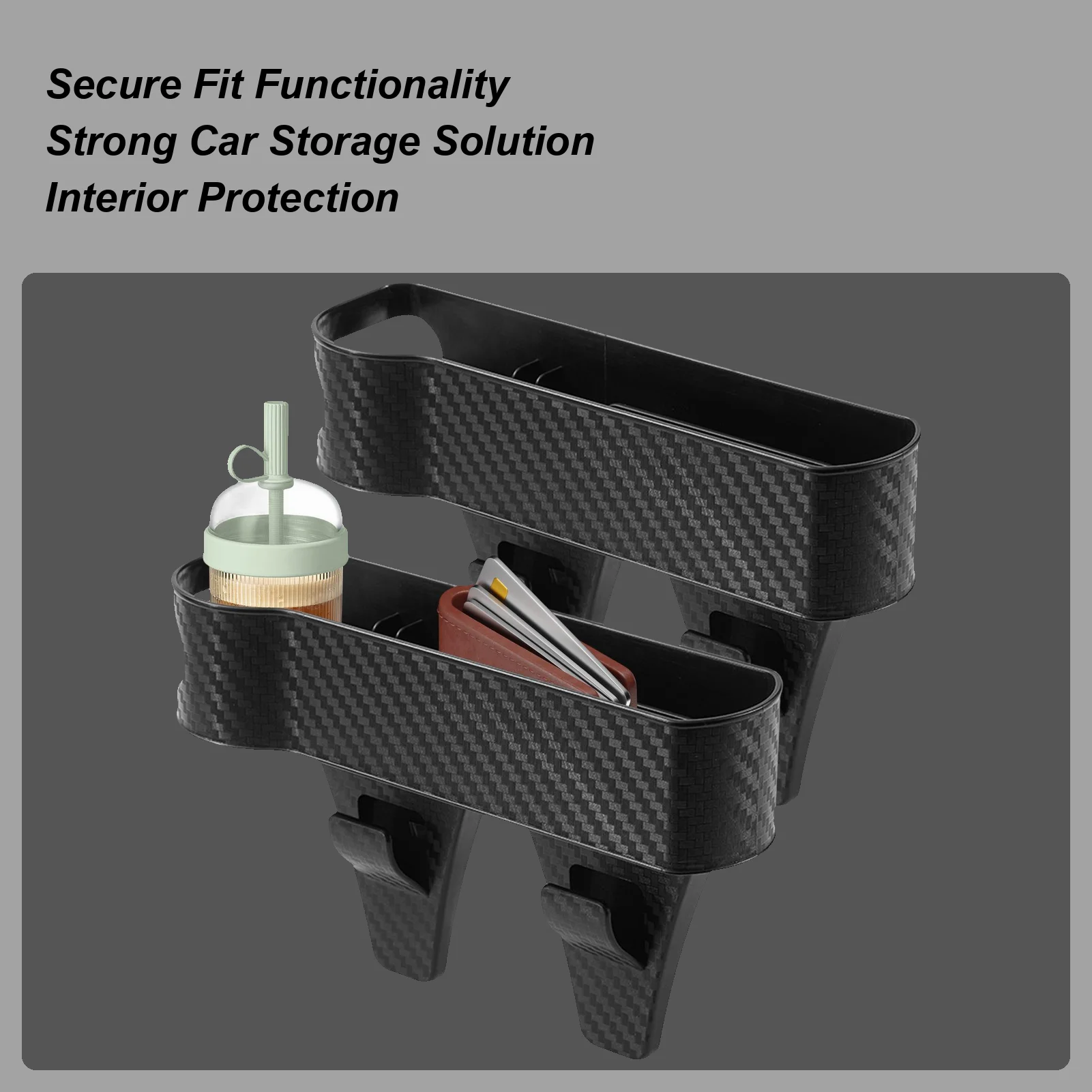 

Seat Crevice Filler Organizer Storage With Phone Cup Holder Car Organizer Seat Crevice Filler For Organization Prevent Falling