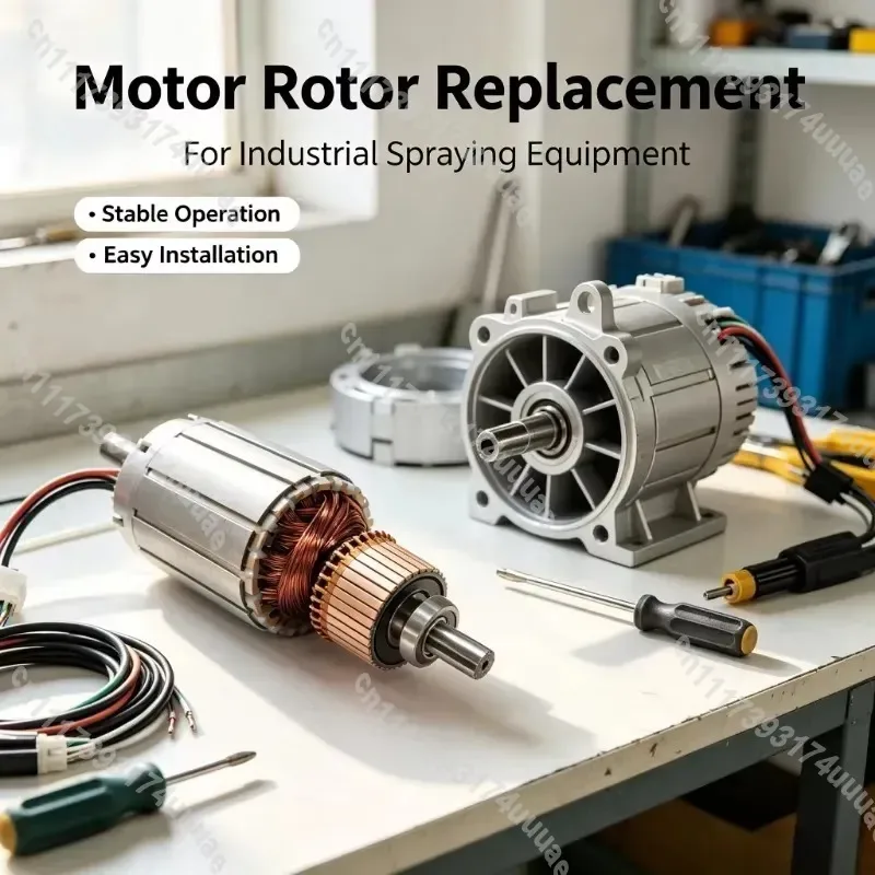 Motor Rotor Replacement for 390 395 490 495 595 Airless Paint Sprayer Electric Spray Gun Machine Repair Parts Accessory - view 4