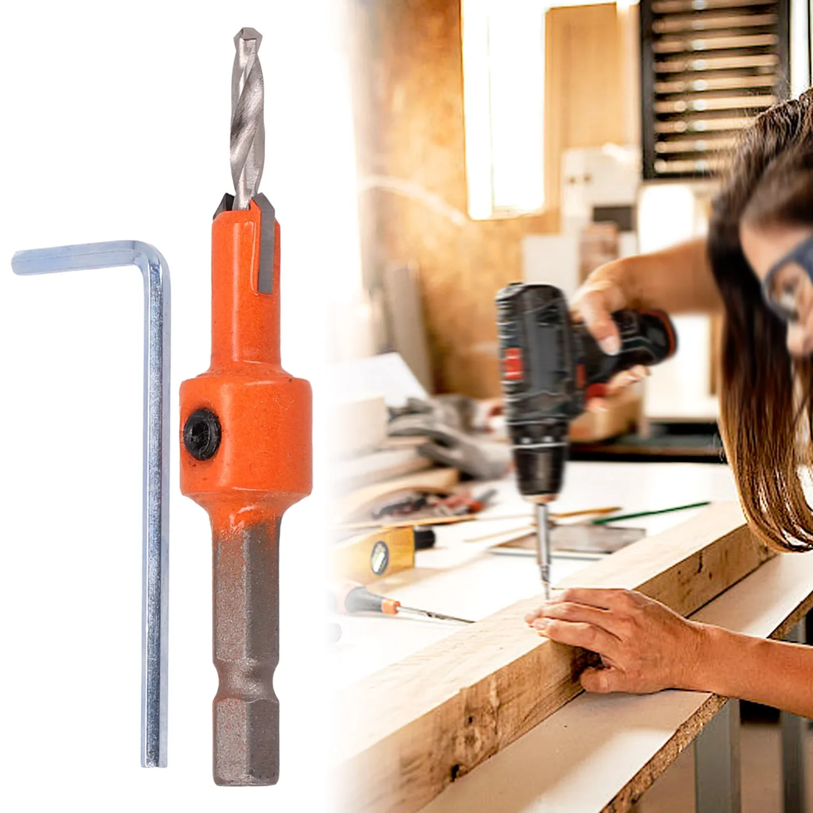 1pc Countersink Drill Bit 1/4\