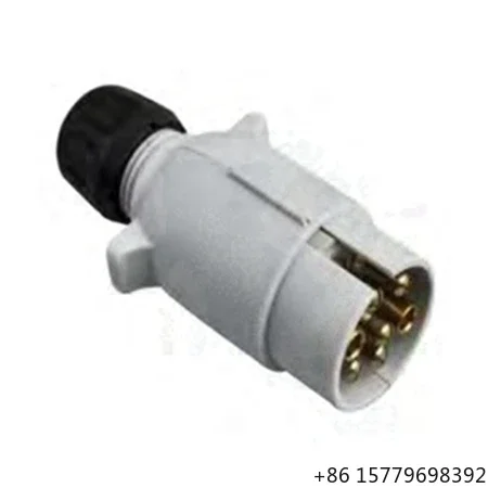 

12V 7P S Type Trailer Plug Socket Truck Trailer Accessories Heavy Duty Connector for Agricultural Vehicles
