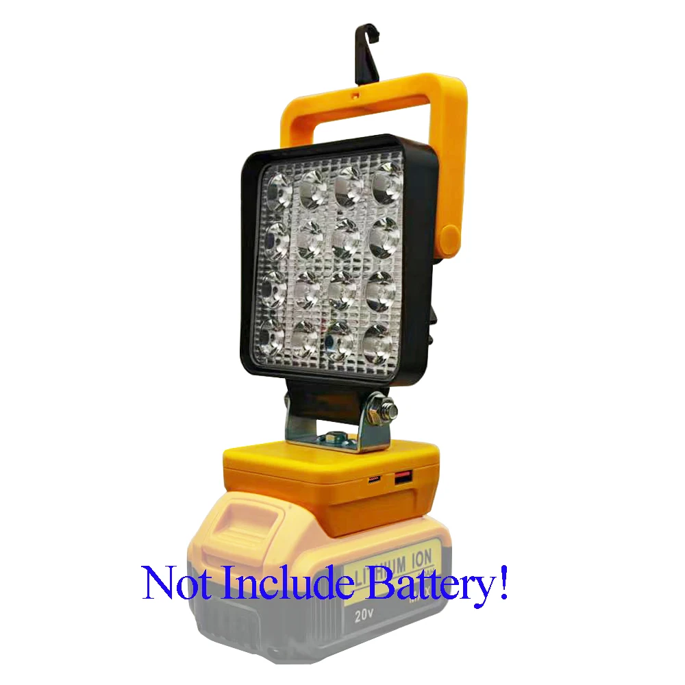 

Детали электроинструмента для DeWalt, литиевая батарея Makita, для Bosch, для Milwaukee, для M18, светодиодный рабочий фонарь, походная лампа