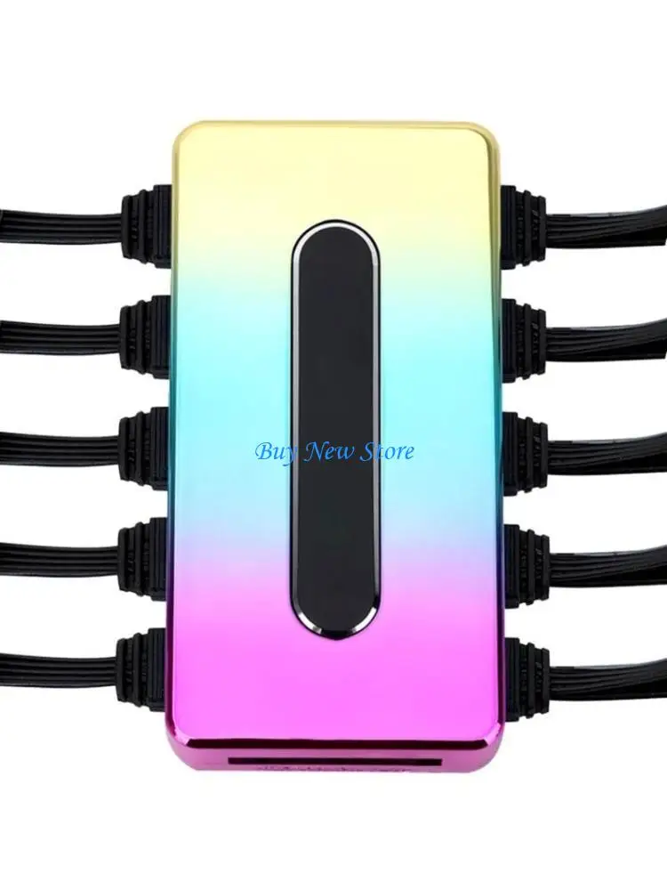 

20ce 3 PIN -PC вентилятор Argb/RGB Контроллер контроллер вентилятор Интегрированный центр вентилятора Argb