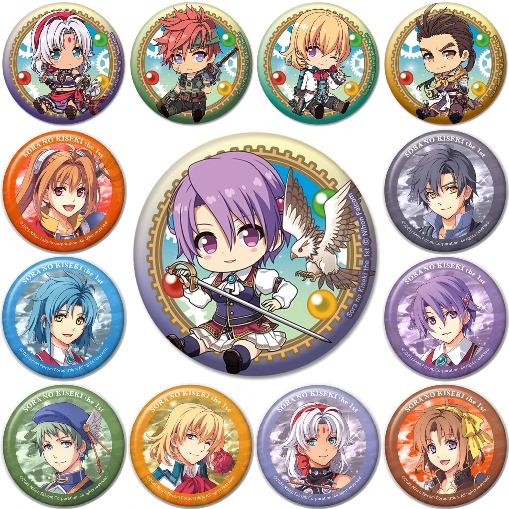 

58 мм игра THE LEGEND OF HEROES VI Эстель Яркий Джошуа Яркий Косплей Костюм Значок Булавка SPTE Жесть Брошь ﻿ Опора Xmas Gilf