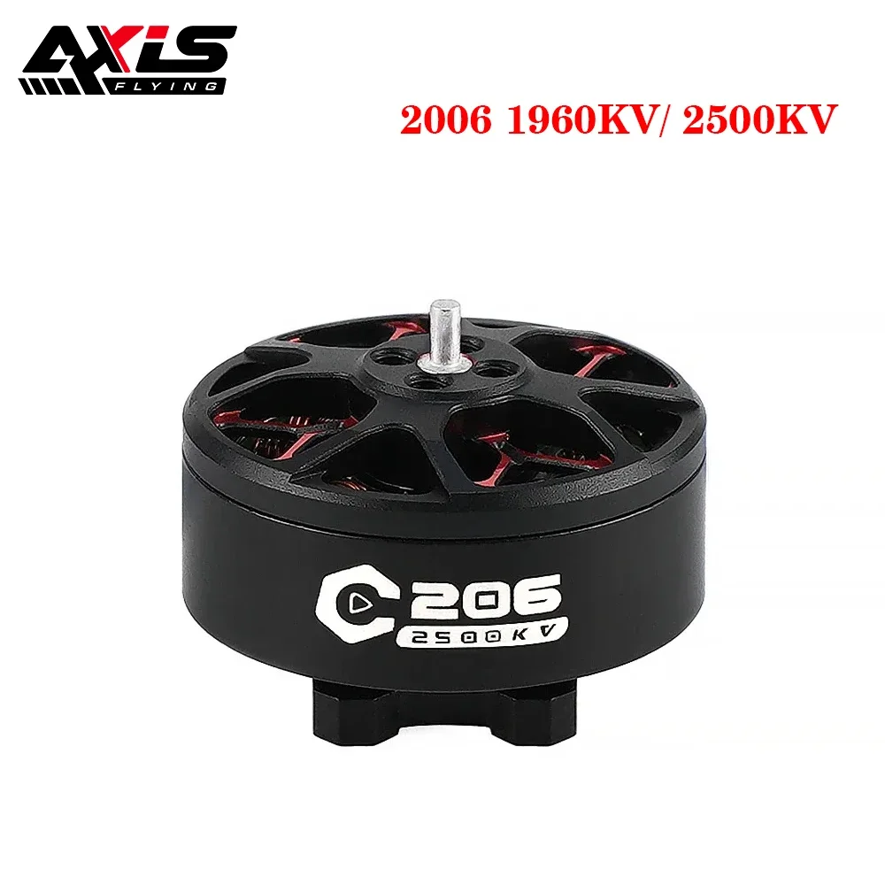 Axisflying-RC fpvドローン用ブラシレスモーター,c206 2006,1960kv,2500kv,2750kv,6s,3.5インチ,6s,シネマティック