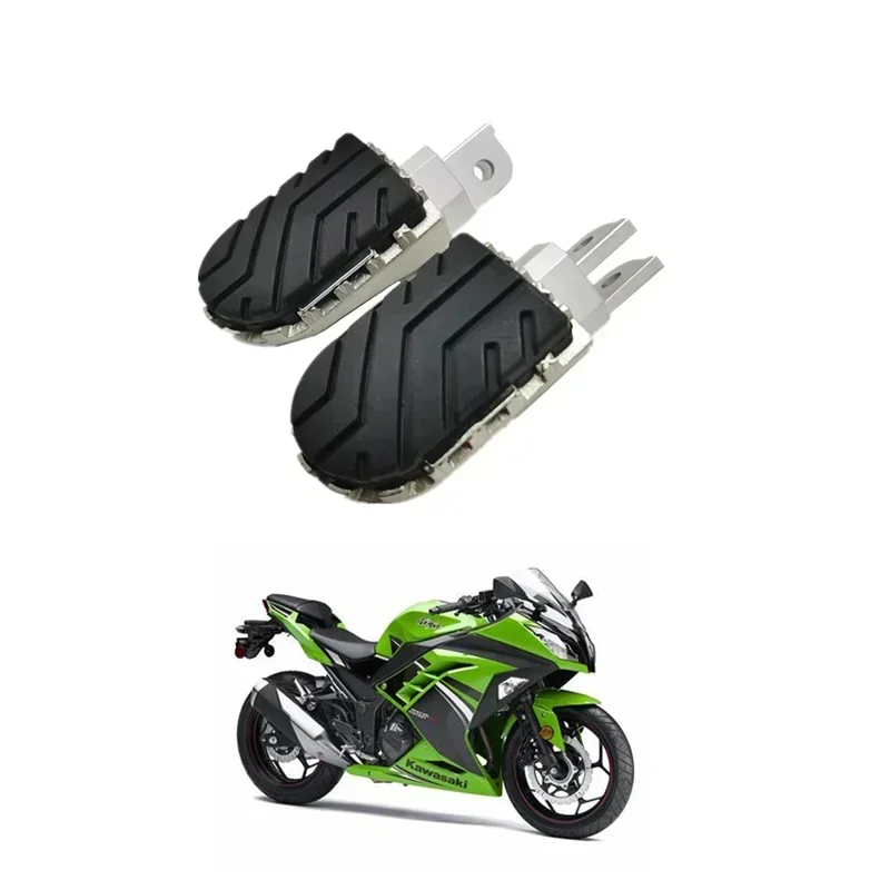 

FOR KAWASAKI Ninja300 Ninja250 NINJA 250 300 Motorcycle Accessories Front Footpegs Foot Rest Peg Parts