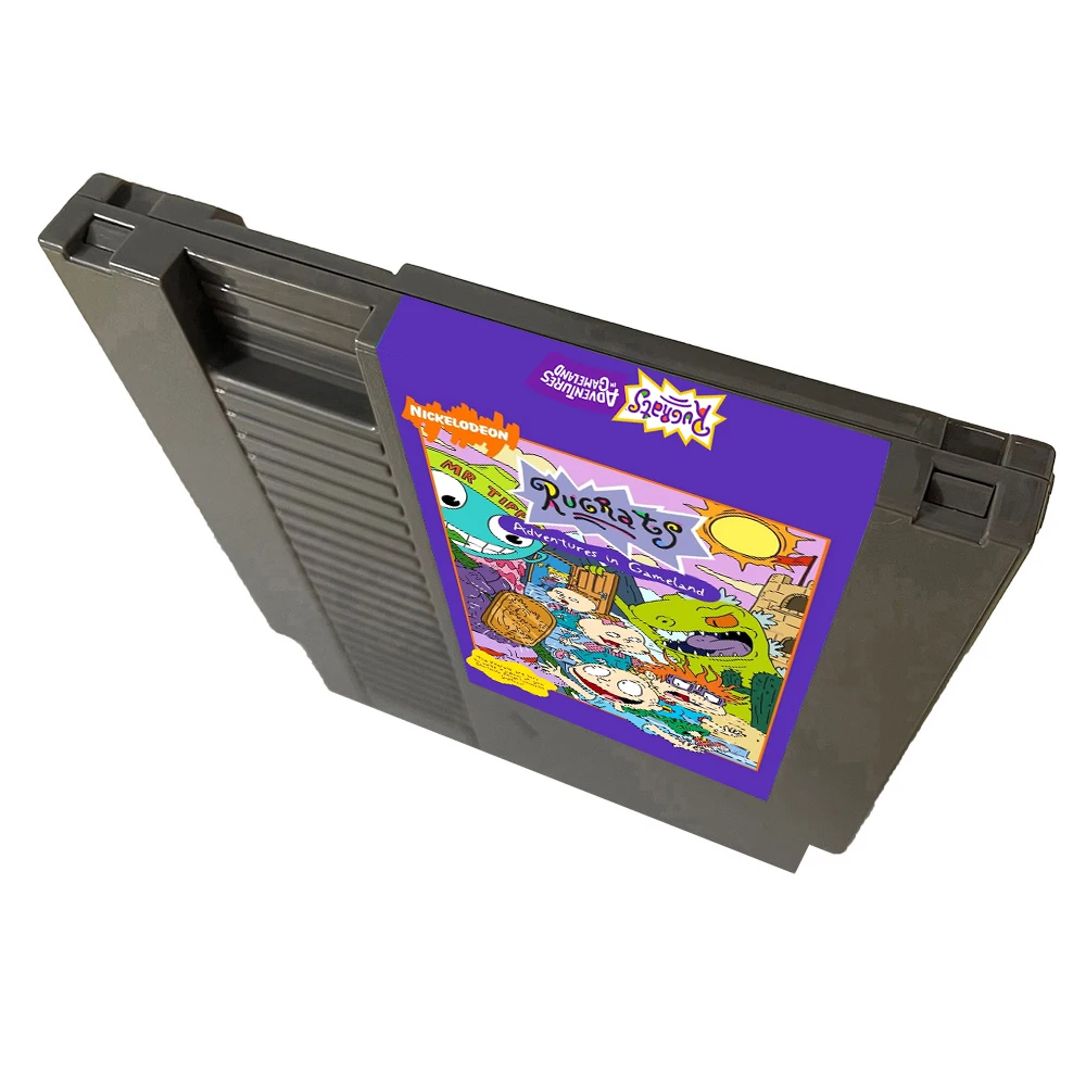 Rugrats Adventures in Gameland — новый 8-битный игровой картридж NES для игровой консоли Nintendo NES