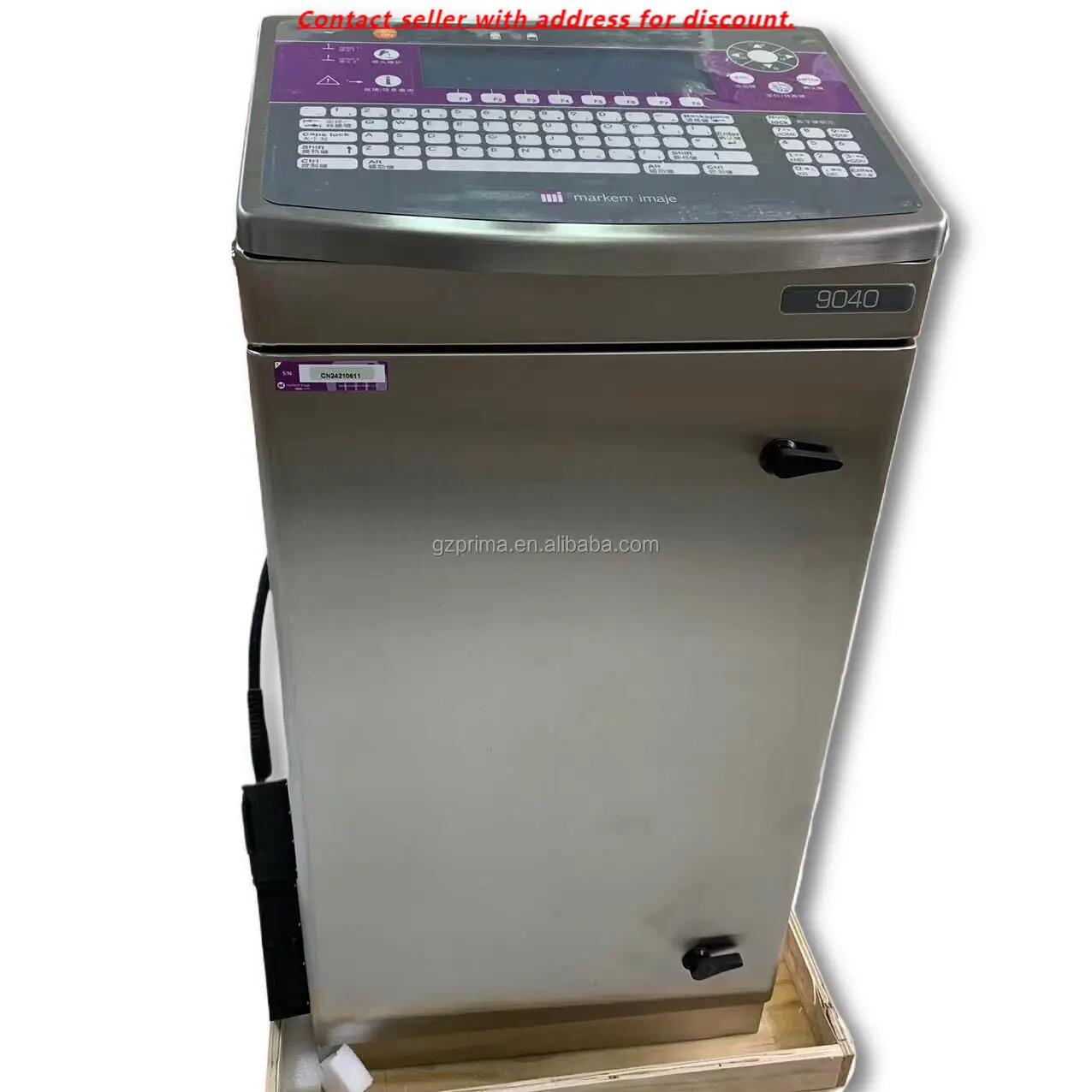 

Markem-Imaje 9040 Cij Continuous Inkjet Printer Expiry Date Coding Machine Marking For Production Line Provide Technical Support