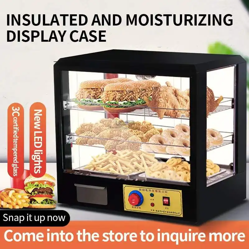 Factory Price Electric Food Warmer Display Showcase Food Heater Food Warmer Display Counter For Sale