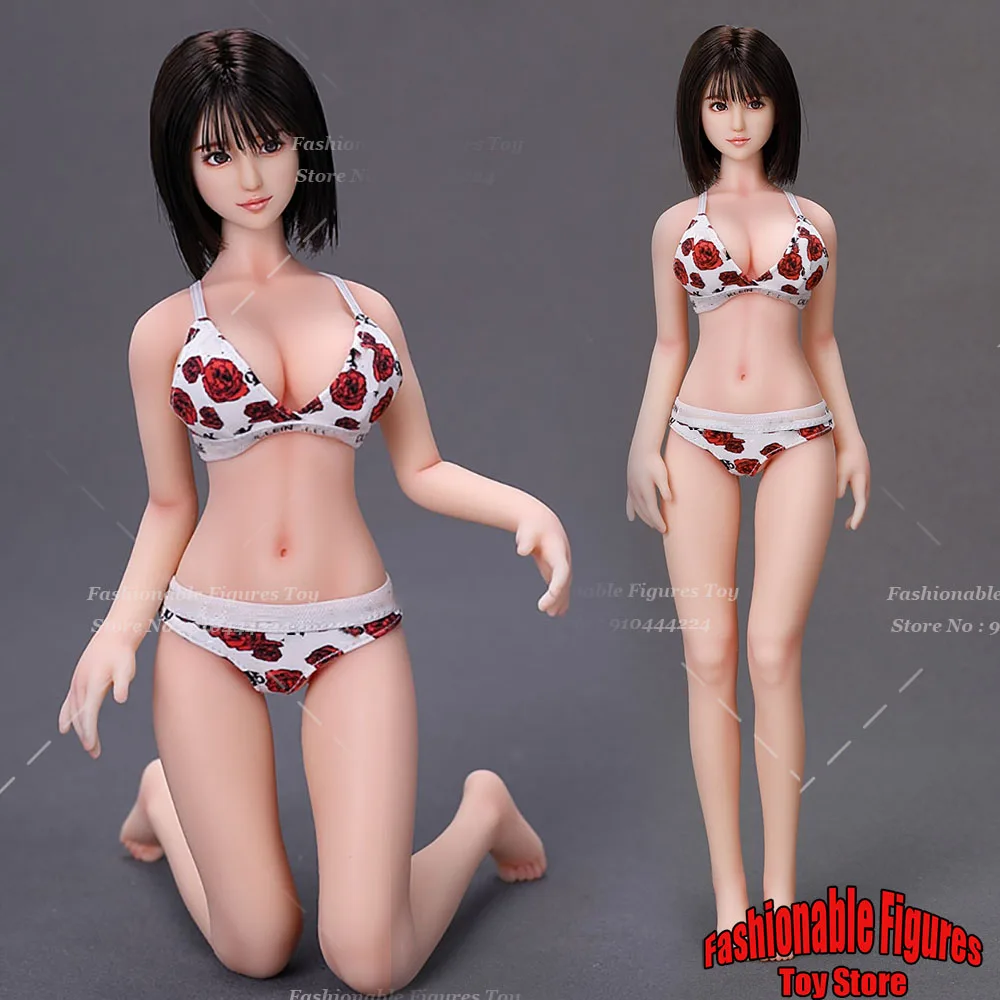Customized 27XL 1/6 Female Soldier Body Lolita Girl Seamless Silicone Big Chest 12