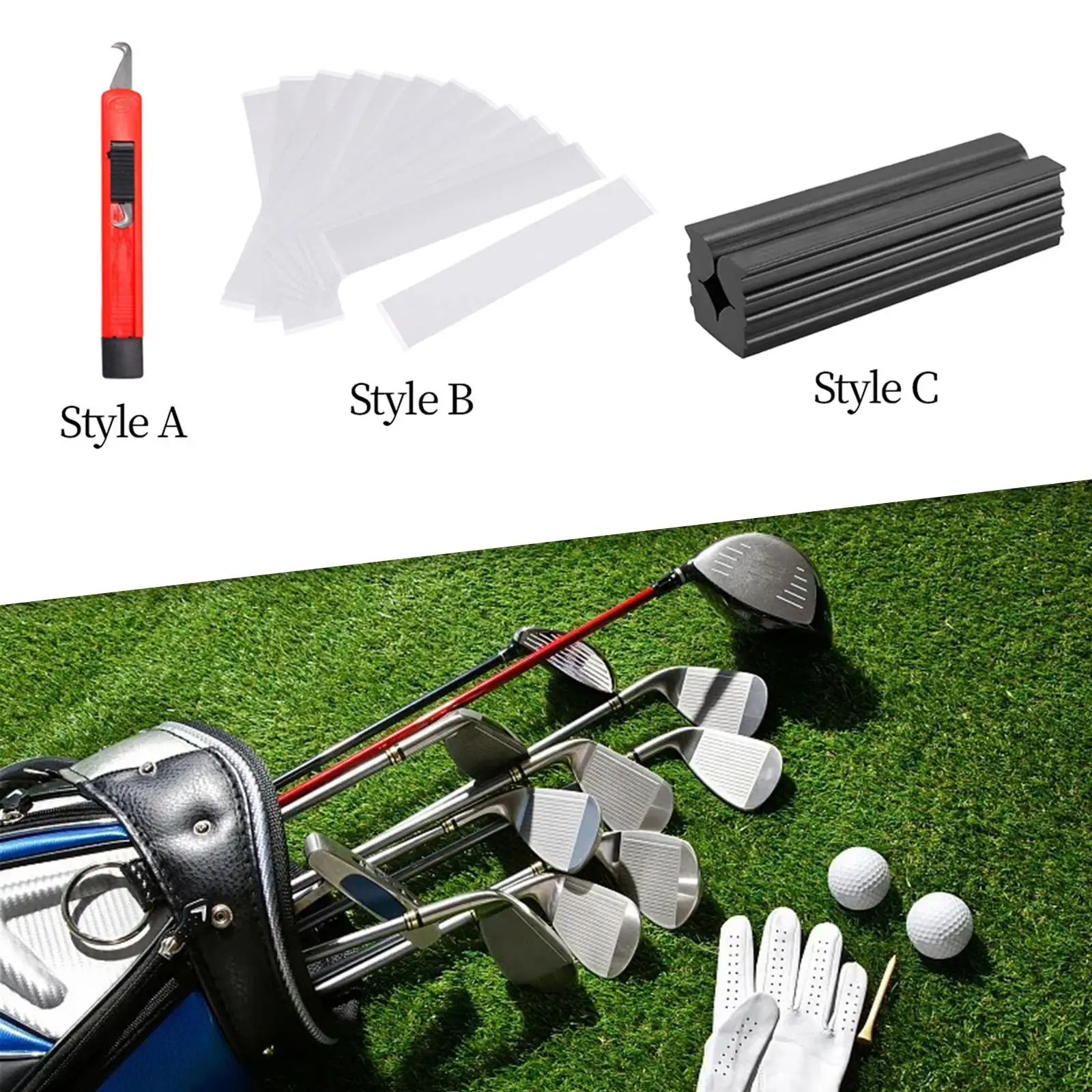 

Golf Club Grip Tool Regrip Tool Accessory Comfortable Grip Replace Modification Club Grip Repair Tool Golf Club Regripping Tool