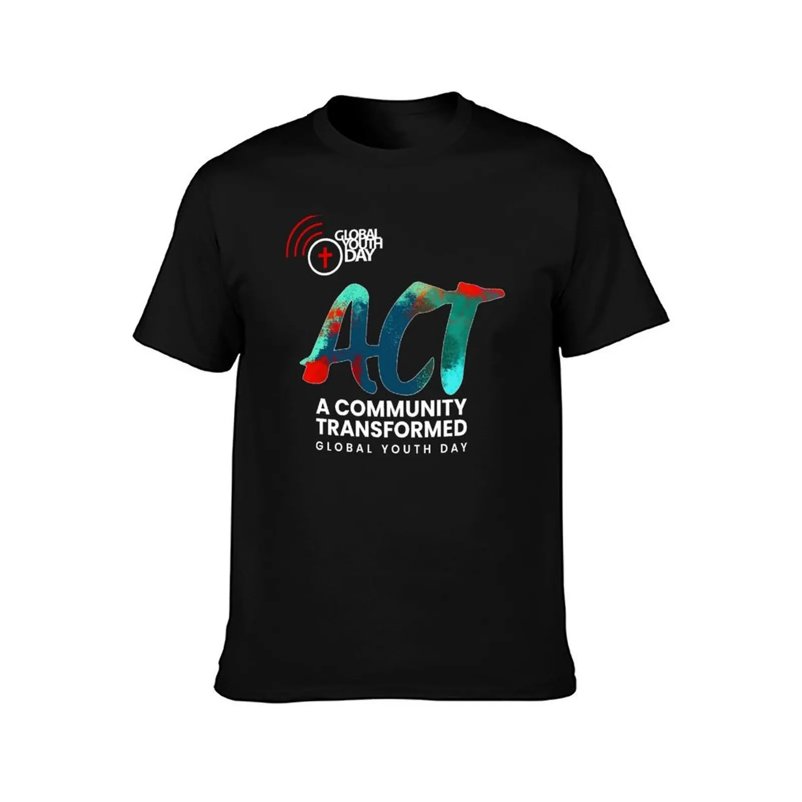 GYD A Community Transformed GYD 2025 Global Youth Day GYD25 A Community Transformed T-Shirt, Summer Casual Cotton Tee