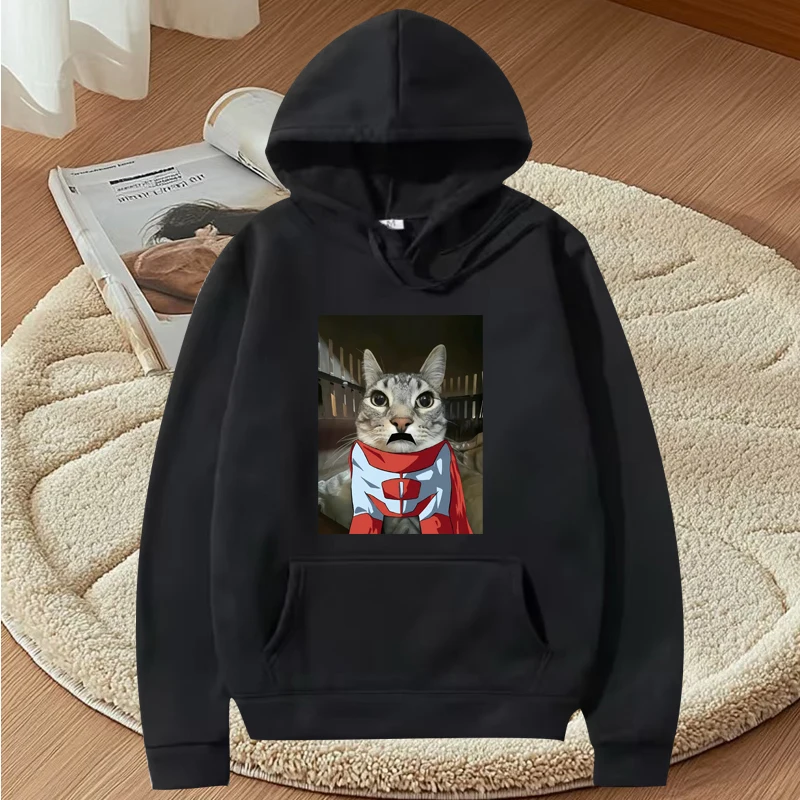 

Invincible Omni Man cat Classic funny hoodie men women vintage Long sleeve streetwear y2k print Graphics oversized hoodie unisex