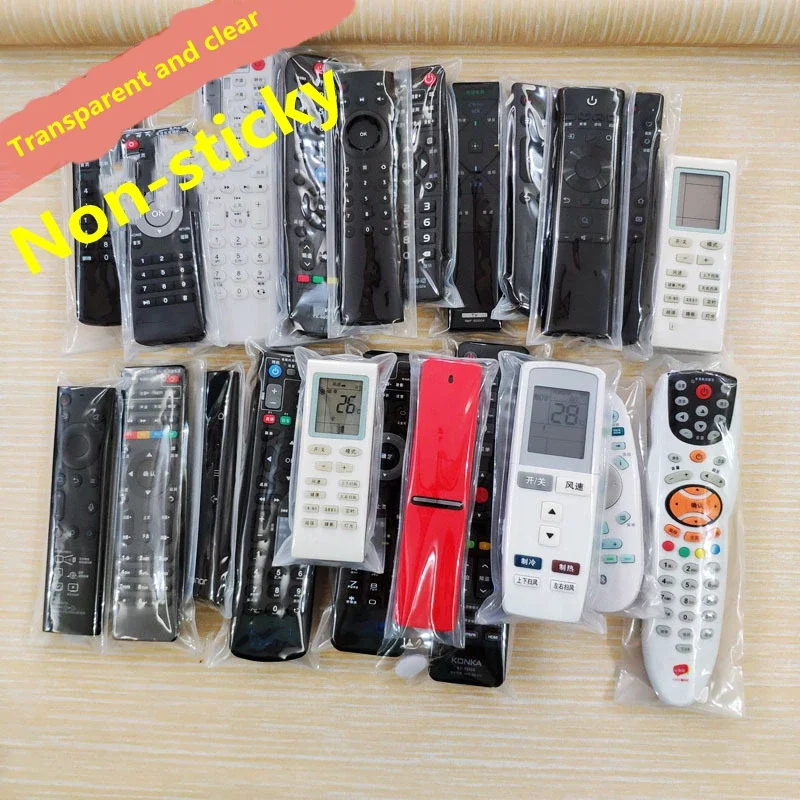 Universal Remote Control Protective Cover TV/Air Conditioner/Set-top Box Remote Control Cover Plastic Dustproof Protective Cover