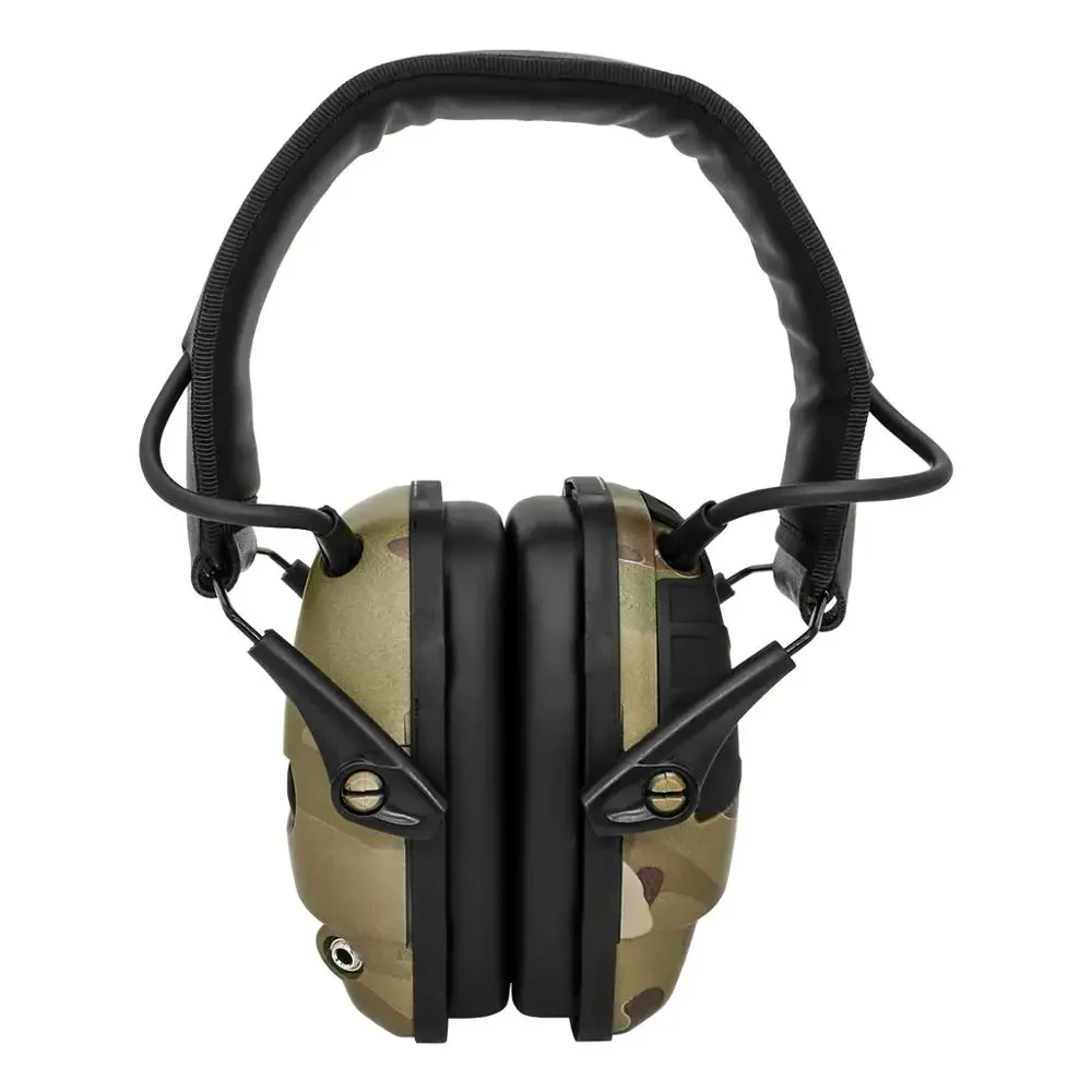 Tactical Camouflage MultiCam Electronic Protection Earmuffs Hearing Protection Noise Reduction Ear Protection Tactical Headphone