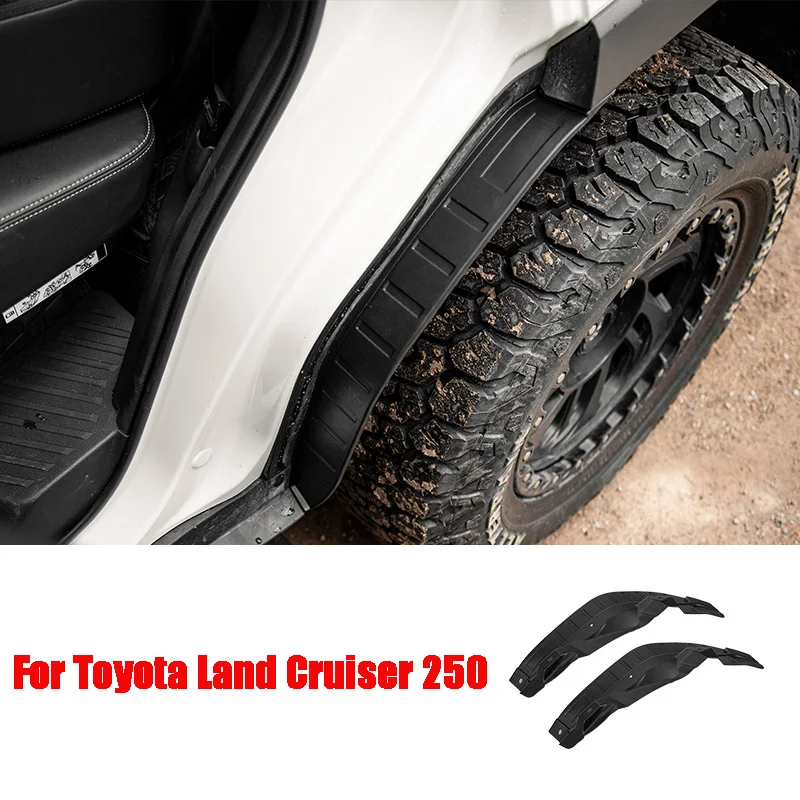 

For Toyota Land Cruiser 250 2024 2025 Lined Mudguard LC250 Dedicated Rear Wheel Mudguard Accessory