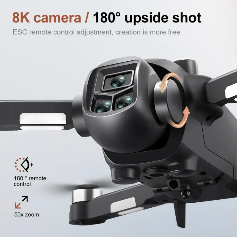 Lenovo V156 MAX Drone 8K Aerial HD Dual Camera Intelligent Obstacle Avoidance Brushless Power GPS Screen Remote Control Drone