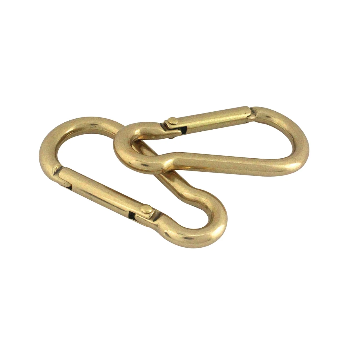 1pcs Solid Brass Snap Hook High Quality Trigger Lobster push gate Hook Clasp Clip for Leather Craft Bag Strap Belt Webbing