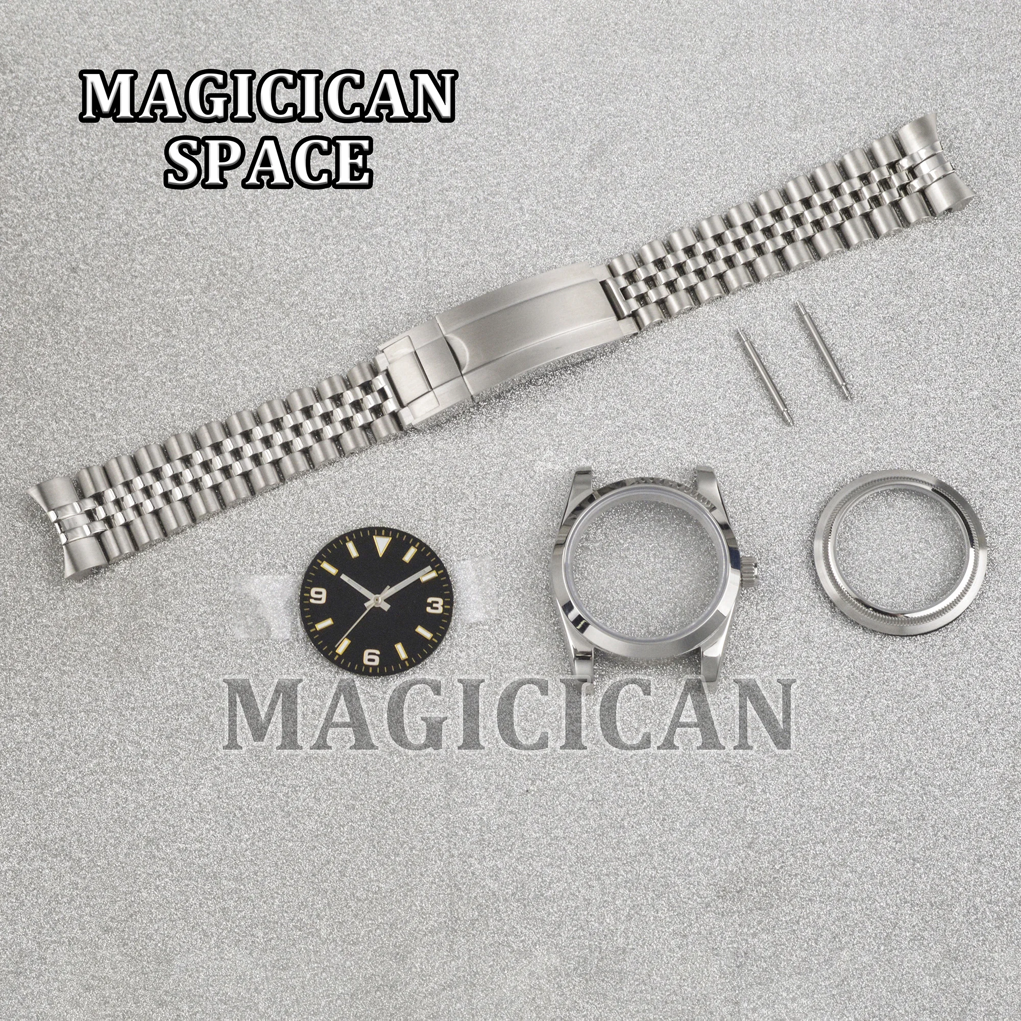 

Watch Accessories NH35 Case Watch Bracelet Watch Face Hands for Datejust Watches 36/39mm Watch Case fit NH34/35/36 Movement
