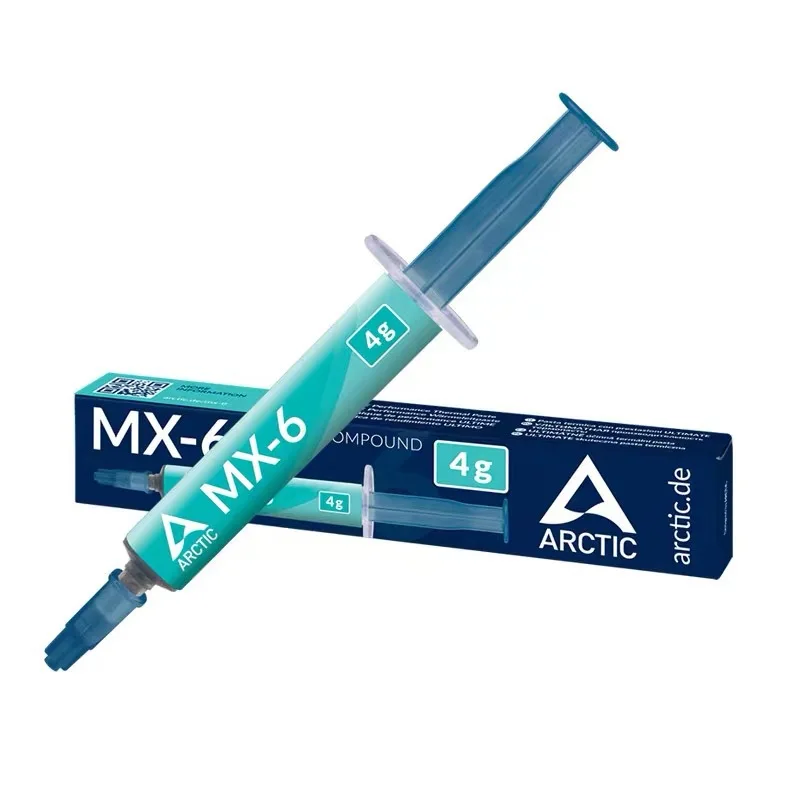 

Original AC MX-6 4g Thermal Paste Heat Conduction Compound Silicone Grease For Computer PC Laptop CPU GPU Video Card Chips