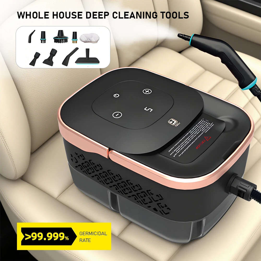 High-Temperature High-Pressure Steam Cleaner Multifunctional Household Small 1250ML Water Tank Steam Cleaning Machine