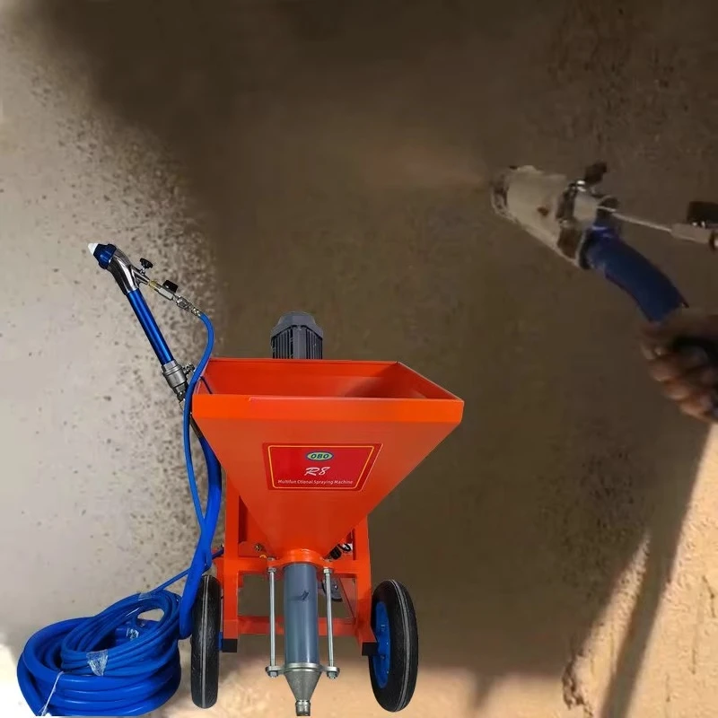 

R8 220V/110V Similar PFT Machine Wall Cement Mortar Putty Spraying Machine Electric Wet Shotcrete Machine for Rendering