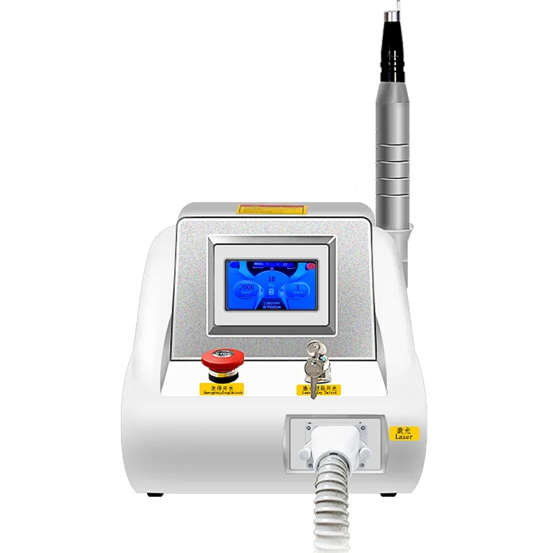 Portable picosecond freckle removal and rejuvenation tattoo removal machine