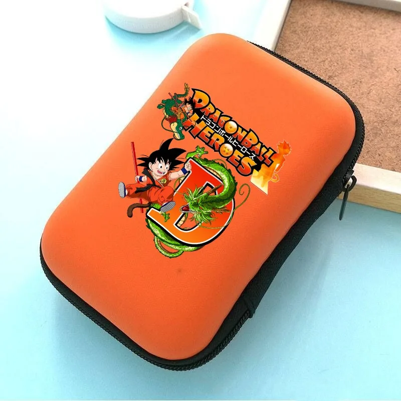 

Коробка для хранения кабелей Dragon Ball с мультяшным аниме-принтом, держатель для карт с буквами A-Z, портативная дорожная сумка-органайзер, подарок для вечеринки
