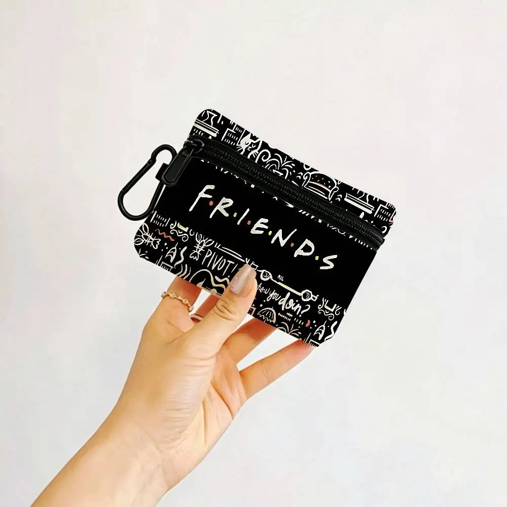 Classic F-Friends Series TV Wear-resistant Oxford Cloth Coin Purse Portable Backpack Hanging Card Storage Bag view 6