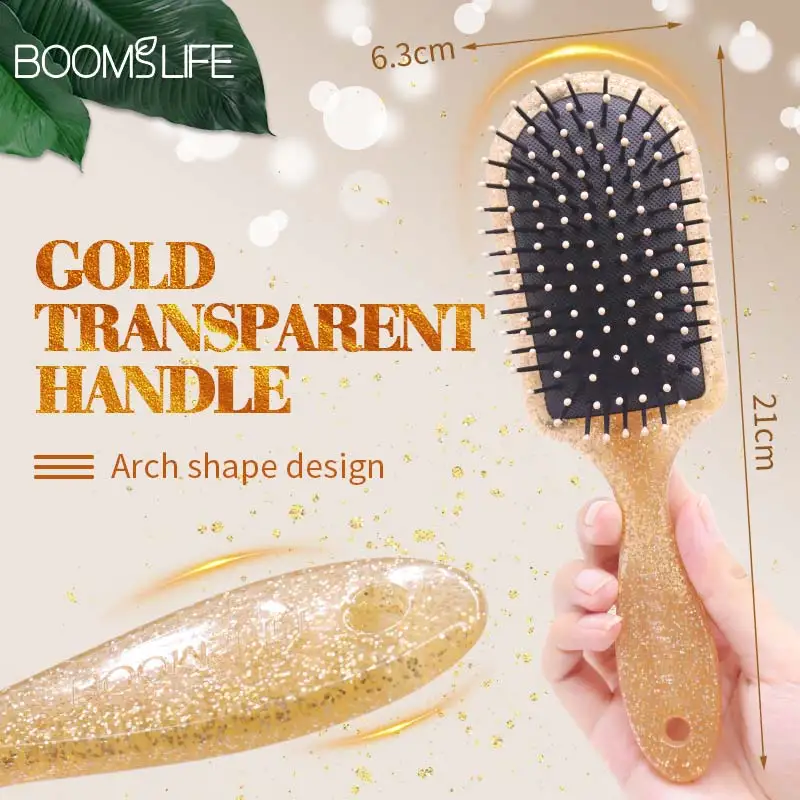 

Head Scalp Massage Hair Brush Women Salon Hairstyles Combs Anti-Static Haircare Airbag Hair Comb Oval Paddle Hairbrush