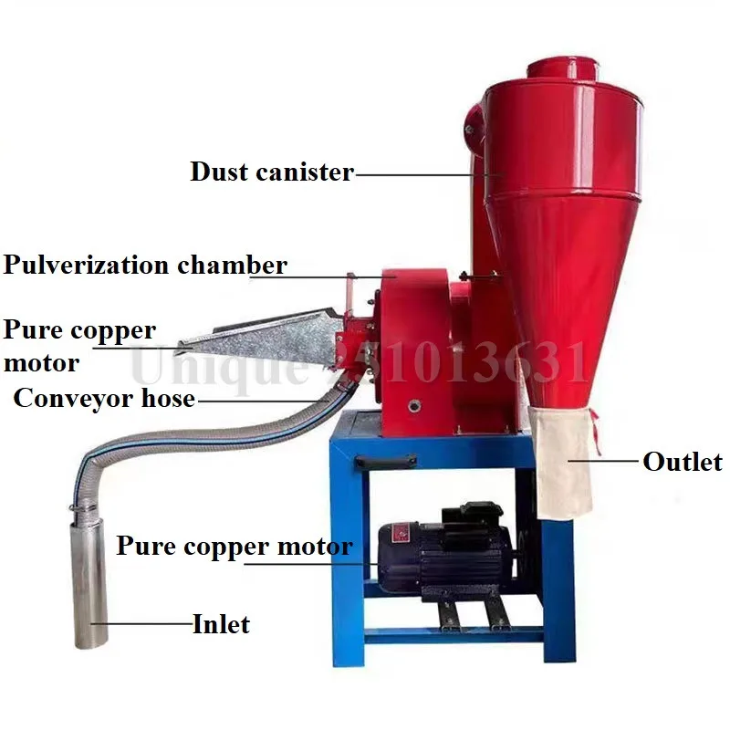 

Multifunction Electric Wheat Grain Milling Crushing Grinding Machine Corn Maize Flour Mill Grinder