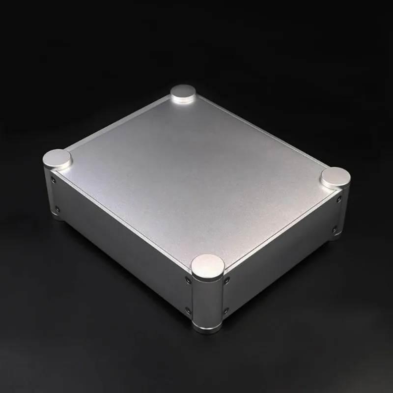 2106T Full Aluminum Chassis, Un-drilled Front Rear Panel for Audio Preamplifier DAC Headphone Amplifier