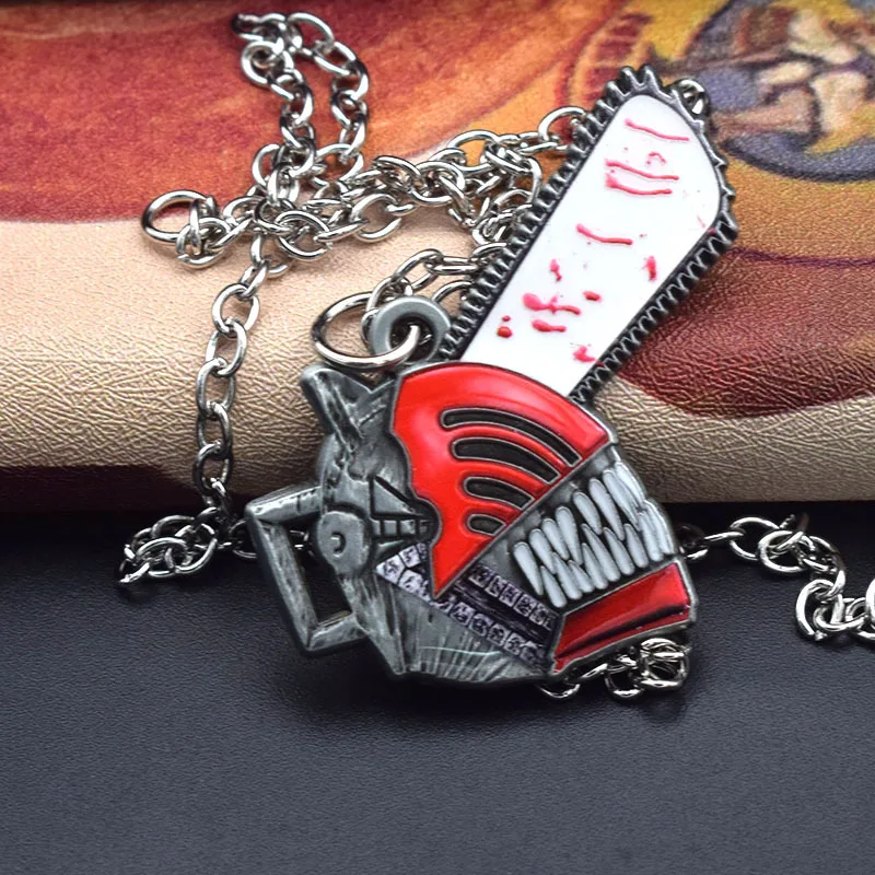 체인소 맨 포치타 키체인 애니메이션 자동차 키 링 액션 피규어 장난감 금속 키체인 가방 펜던트 코스프레 소품 키링 선물